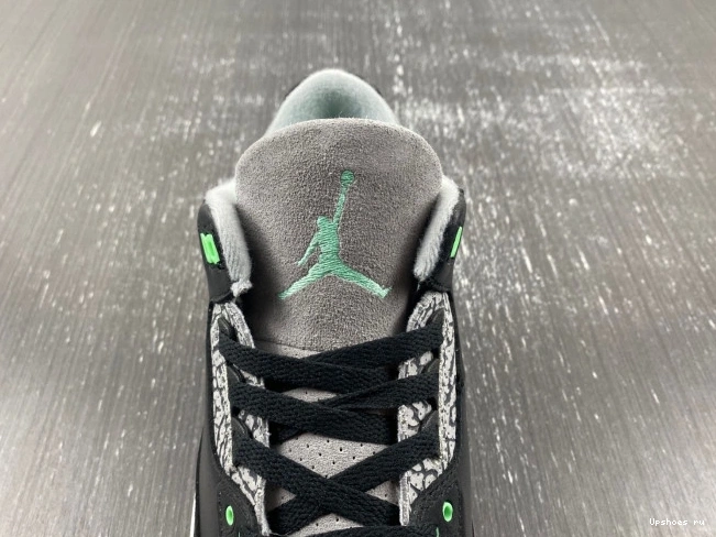 CT8532-031  3 Air Glow” “Green Jordan 1208